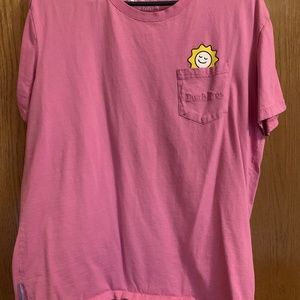 Pink dutch bros shirt